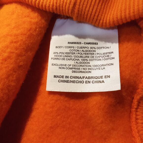 Nike Baltimore Orioles Full Zip Hoodie Orange Cooperstown Collection Men’s XL - Picture 6 of 7